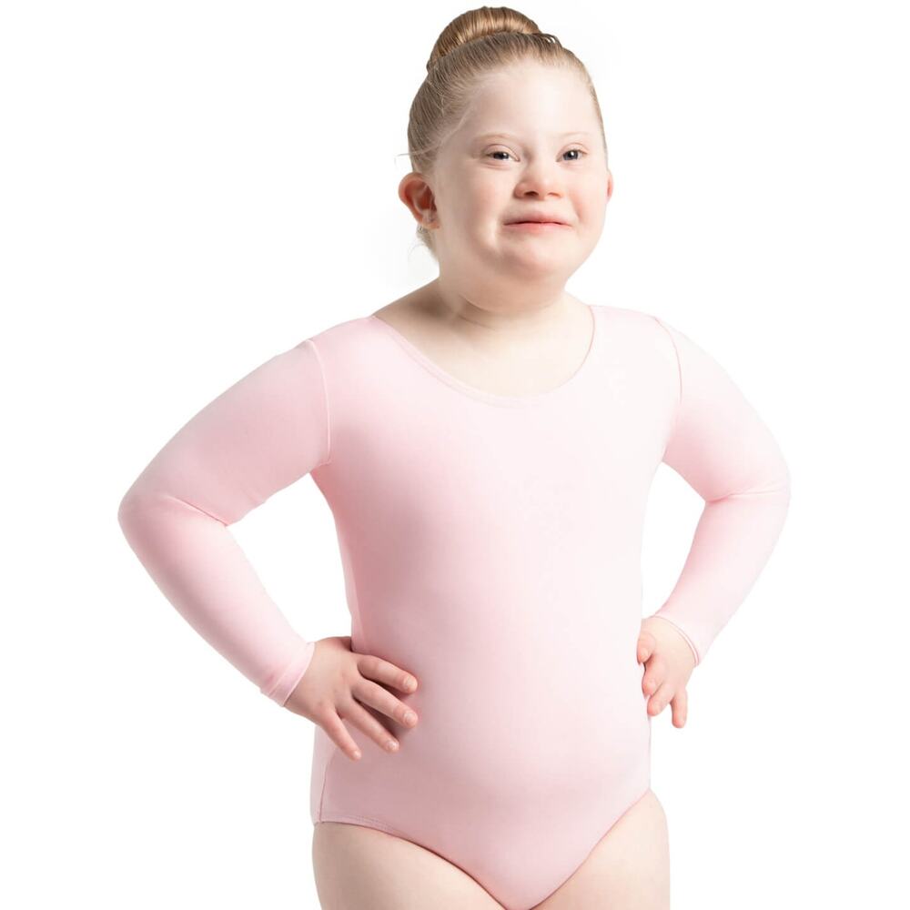 Dance Leotard Capezio TB134C Pink Toddler Child long SleeveJazz Acro Tap Ballet